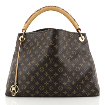 Louis Vuitton Artsy Handbag Monogram Canvas MM Brown 443809