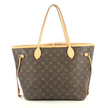 Louis Vuitton Neverfull Tote Monogram Canvas MM Brown 4438512