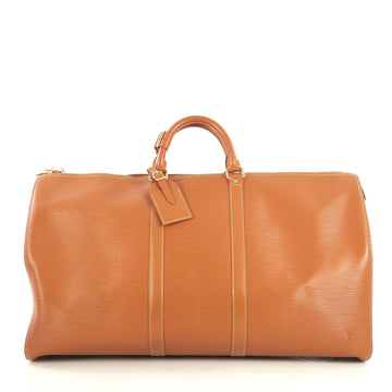 Louis Vuitton Keepall Bag Epi Leather 55 Brown 4438523