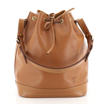 Louis Vuitton Noe Handbag Epi Leather Large Brown 4438524