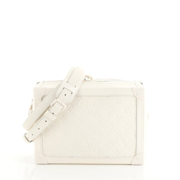 Louis Vuitton Soft Trunk Bag Monogram Taurillon White 4438536