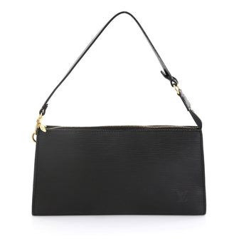 Louis Vuitton Pochette Accessoires Epi Leather Black 4438537