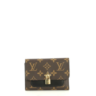 Louis Vuitton Flower Compact Wallet Monogram Canvas Brown 4438545