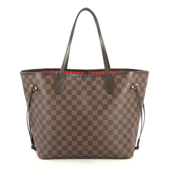 Louis Vuitton Neverfull NM Tote Damier MM Brown 4438549