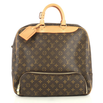 Louis Vuitton Evasion Travel Bag Monogram Canvas MM Brown 4438557