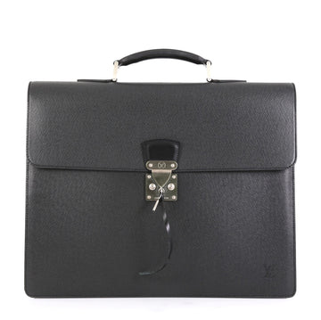 Louis Vuitton Robusto 2 Briefcase Taiga Leather Black 4438562