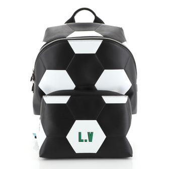 Louis Vuitton Apollo Backpack Limited Edition FIFA World Cup Epi Leather  White 443857