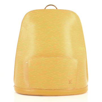 Louis Vuitton Gobelins Backpack Epi Leather Yellow 443947