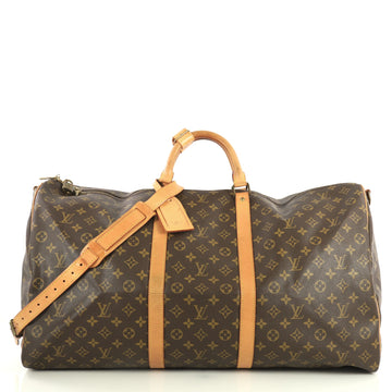 Louis Vuitton Keepall Bandouliere Bag Monogram Canvas 60 Brown 4440014