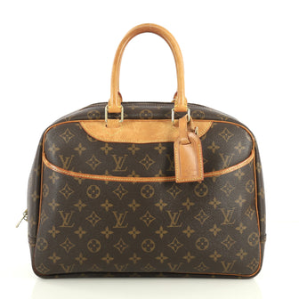 Louis Vuitton Deauville Handbag Monogram Canvas Brown 4440020
