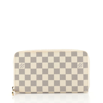Louis Vuitton Zippy Organizer Damier White 444009