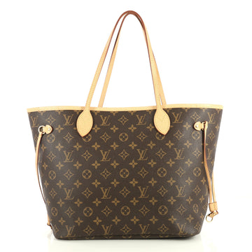 Louis Vuitton Neverfull NM Tote Monogram Canvas MM Brown 444151