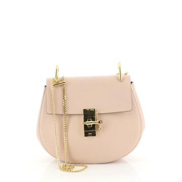 Chloe Drew Crossbody Bag Leather Small Pink 4443701