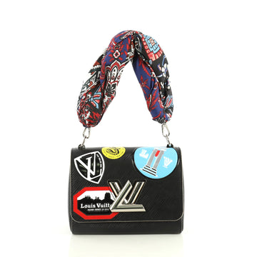 Louis Vuitton Twist Handbag Limited Edition World Tour Epi Leather PM Black 4444401