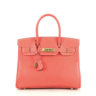 Hermes Candy Birkin Handbag Epsom 30 Pink 444651