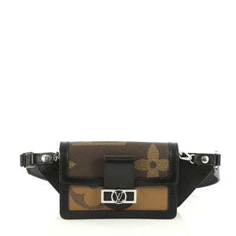 Louis Vuitton Dauphine Bumbag Limited Edition Reverse Monogram Giant  Brown 444661