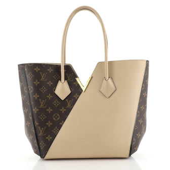 Louis Vuitton Kimono Handbag Monogram Canvas and Leather MM Brown 444671