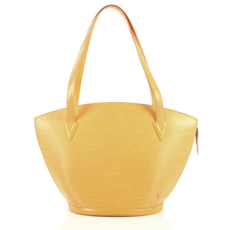 Louis Vuitton Saint Jacques Handbag Epi Leather GM Yellow 44471103