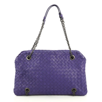 Bottega Veneta Duo bag Intrecciato Nappa Purple 44471107