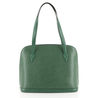 Louis Vuitton Lussac Handbag Epi Leather Green 44471129