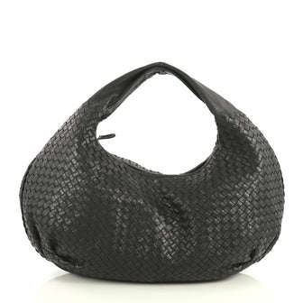 Bottega Veneta Belly Hobo Intrecciato Nappa Large Black 44471151