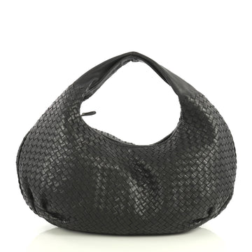 Bottega Veneta Belly Hobo Intrecciato Nappa Large Black 44471151