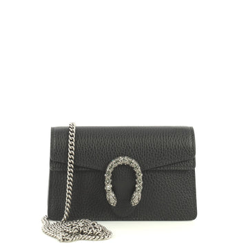 Gucci Dionysus Bag Leather Super Mini Black 44471159