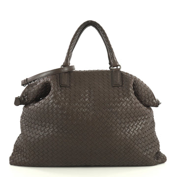 Bottega Veneta Convertible Satchel Intrecciato Nappa Maxi