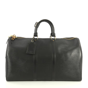 Louis Vuitton Keepall Bag Epi Leather 50 Black 4447128