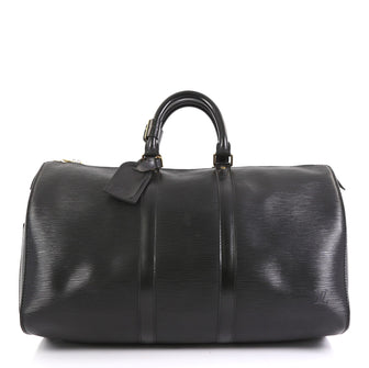 Louis Vuitton Keepall Bag Epi Leather 50 Black 4447146