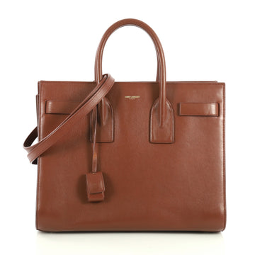 Saint Laurent Sac de Jour Bag Leather Small Brown 444714