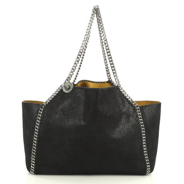 Stella McCartney Falabella Reversible Tote Shaggy Deer Large Black 4447193