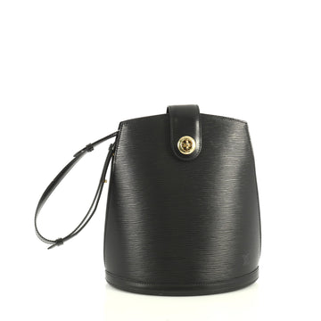 Louis Vuitton Cluny Shoulder Bag Epi Leather Black 4447194