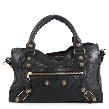 Balenciaga City Giant Studs Bag Leather Medium