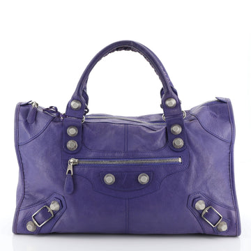 Balenciaga Work Giant Studs Bag Leather 