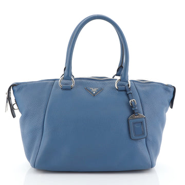 Prada Double Handle Satchel Vitello Daino Large