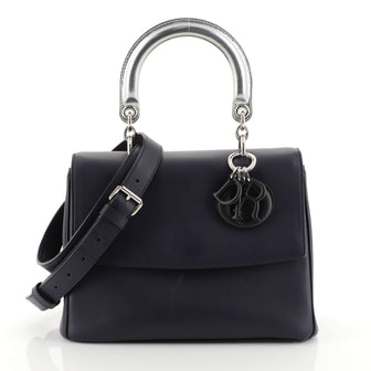 Christian Dior Be Dior Bag Smooth Leather Small Blue 444804