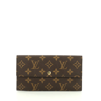 Louis Vuitton Sarah Wallet Monogram Canvas Brown 4448211