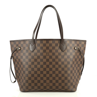 Louis Vuitton Neverfull NM Tote Damier MM Brown 4448212