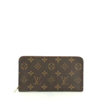 Louis Vuitton Zippy Wallet Monogram Canvas Brown 4448215