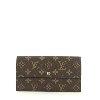 Louis Vuitton Sarah Wallet Monogram Canvas Brown 4448216