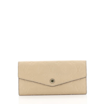 Louis Vuitton Curieuse Wallet Monogram Empreinte Leather  Neutral 444822