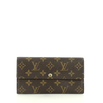 Louis Vuitton Sarah Wallet Monogram Canvas Brown 444824