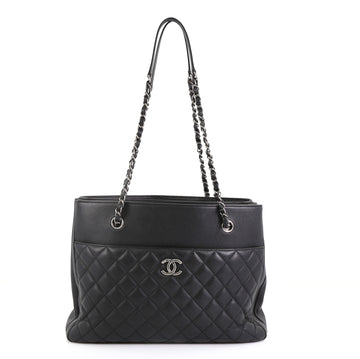 Chanel Urban Companion Shopping Tote Quilted Caviar Medium Black 4450113