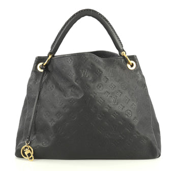 Louis Vuitton Artsy Handbag Monogram Empreinte Leather MM Blue 4450126