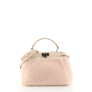 Fendi Peekaboo Bag Shearling Mini