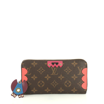 Louis Vuitton Zippy Wallet Limited Edition Totem Monogram Canvas  Brown 4450146