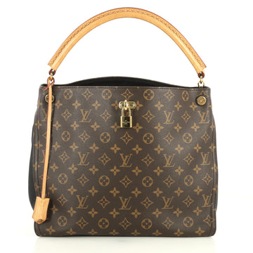 Louis Vuitton Gaia Handbag Monogram Canvas Brown 445015