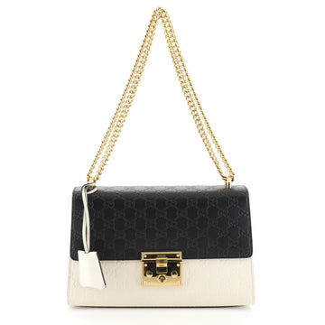 Gucci Padlock Shoulder Bag Guccissima Leather Medium