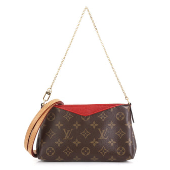 Louis Vuitton Pallas Clutch Monogram Canvas 